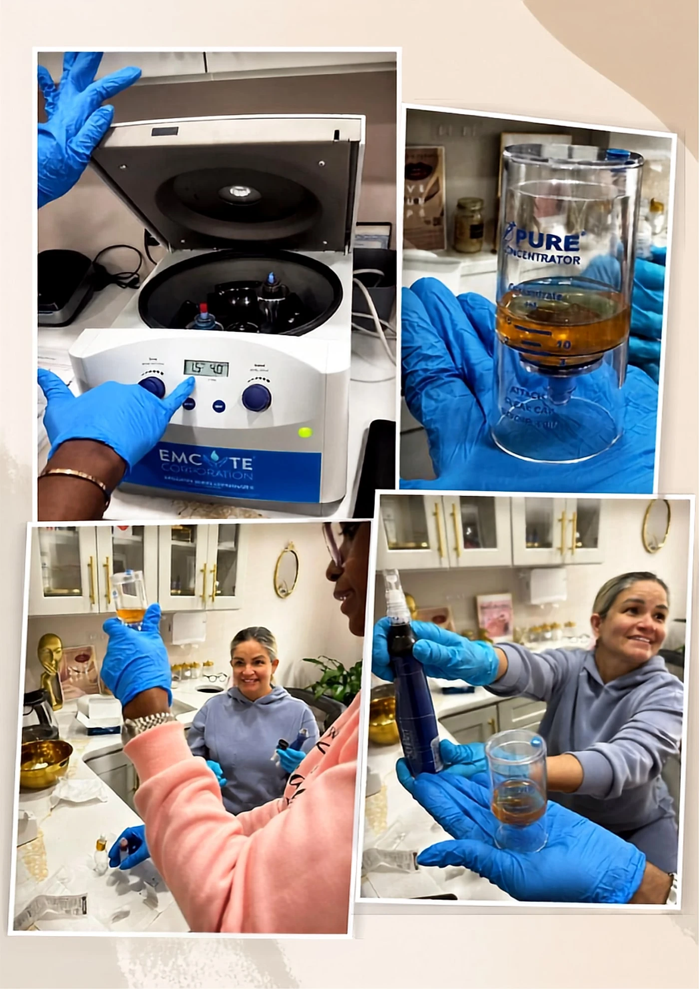 Preparing platelet-rich plasma (PRP) with the EmCyte system at The Well MD
