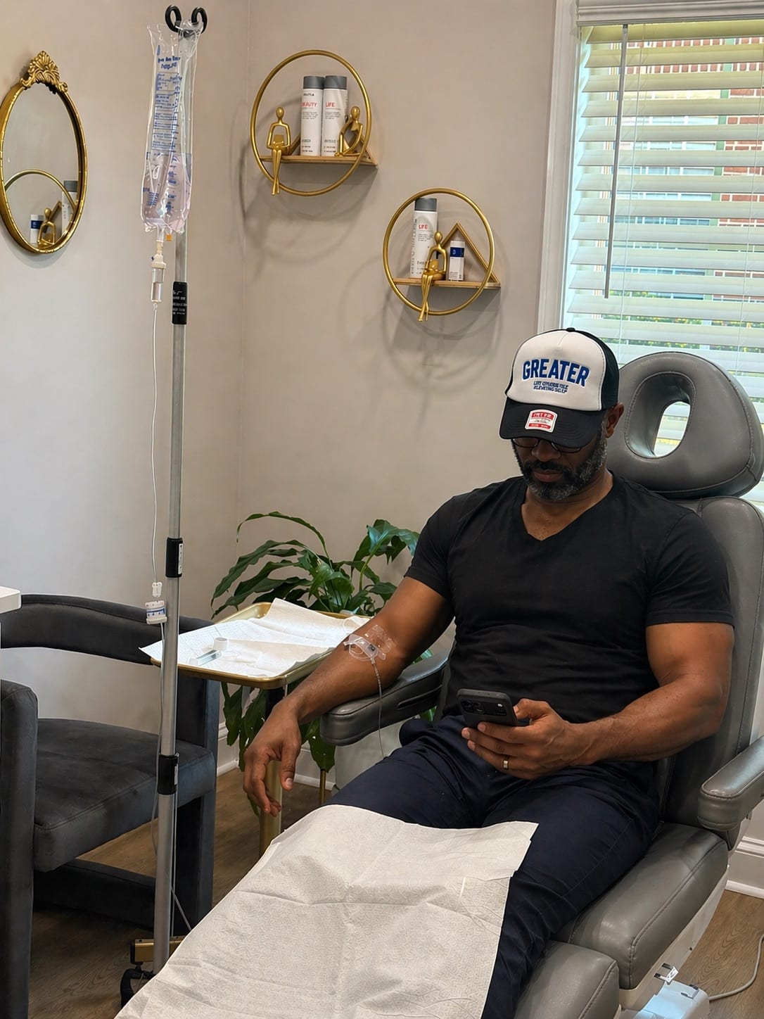 Relaxing spa-inspired wellness setting at The Well MD